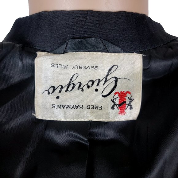Vintage 60s Fred Hayman's Giorgio Beverly Hills Womens Blazer Jacket - Picture 8 of 10
